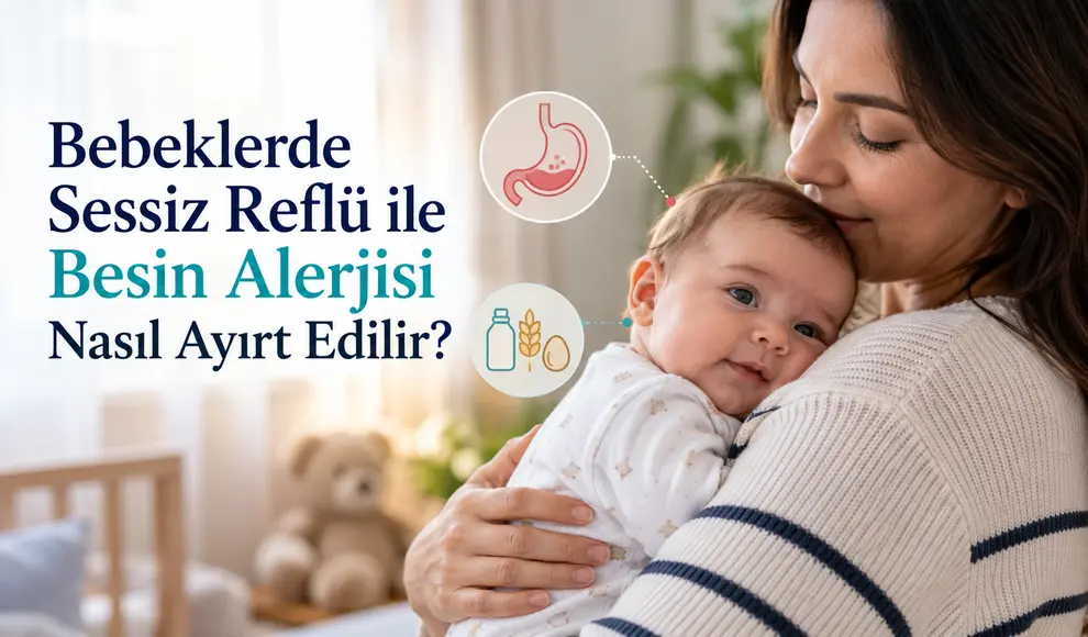Bebeklerde Sessiz Reflü ile Besin Alerjisi Nasıl Ayırt Edilir_