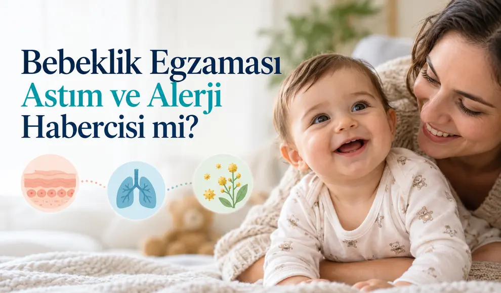 Bebeklik Egzaması Astım ve Alerji Habercisi mi_