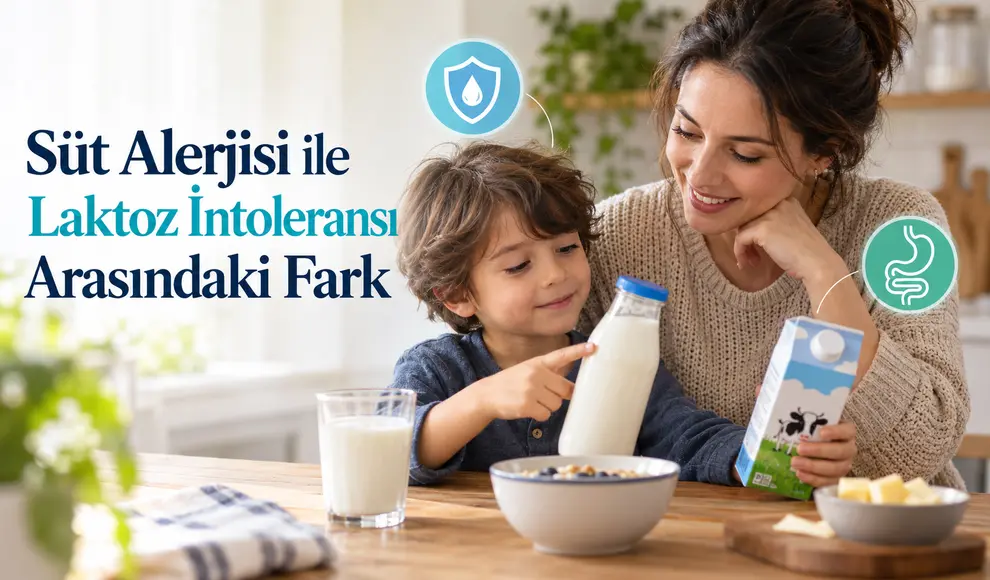 Süt Alerjisi ile Laktoz İntoleransı Arasındaki Fark
